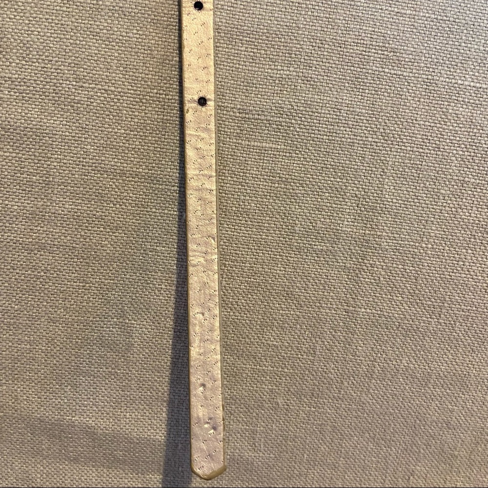Gold Glitter Skinny Belt - M/L - Picture 2 of 5